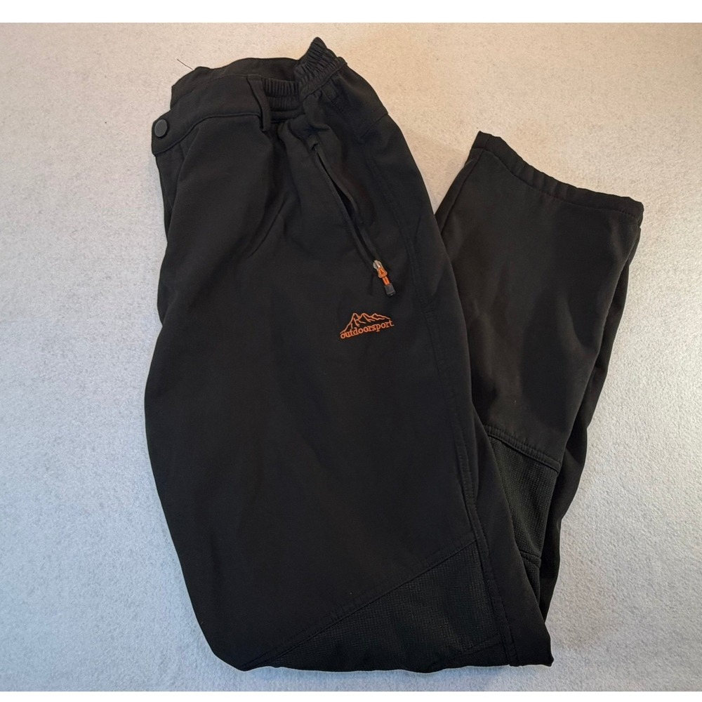 Outdoor Sport Wei-Tex Mens Black Softshell Hiking Pants 2XL Water Resistant